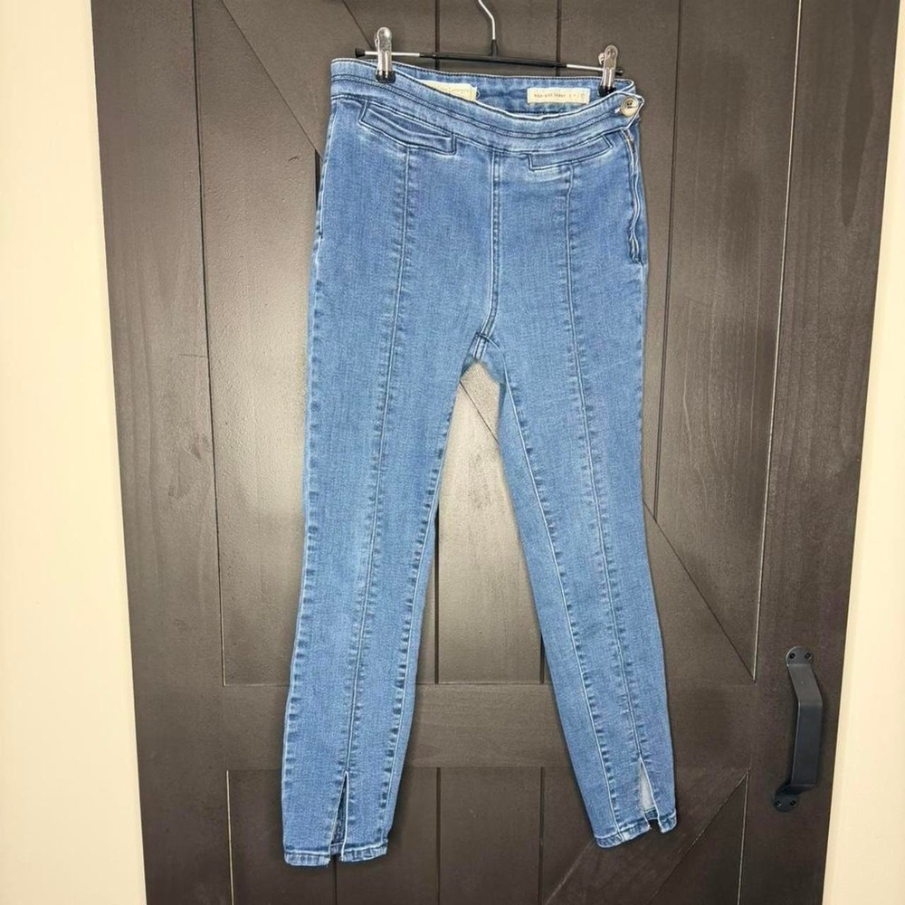 Pilcro & the Letterpress by Anthropologie High-Rise Skinny Jeans | Size 27